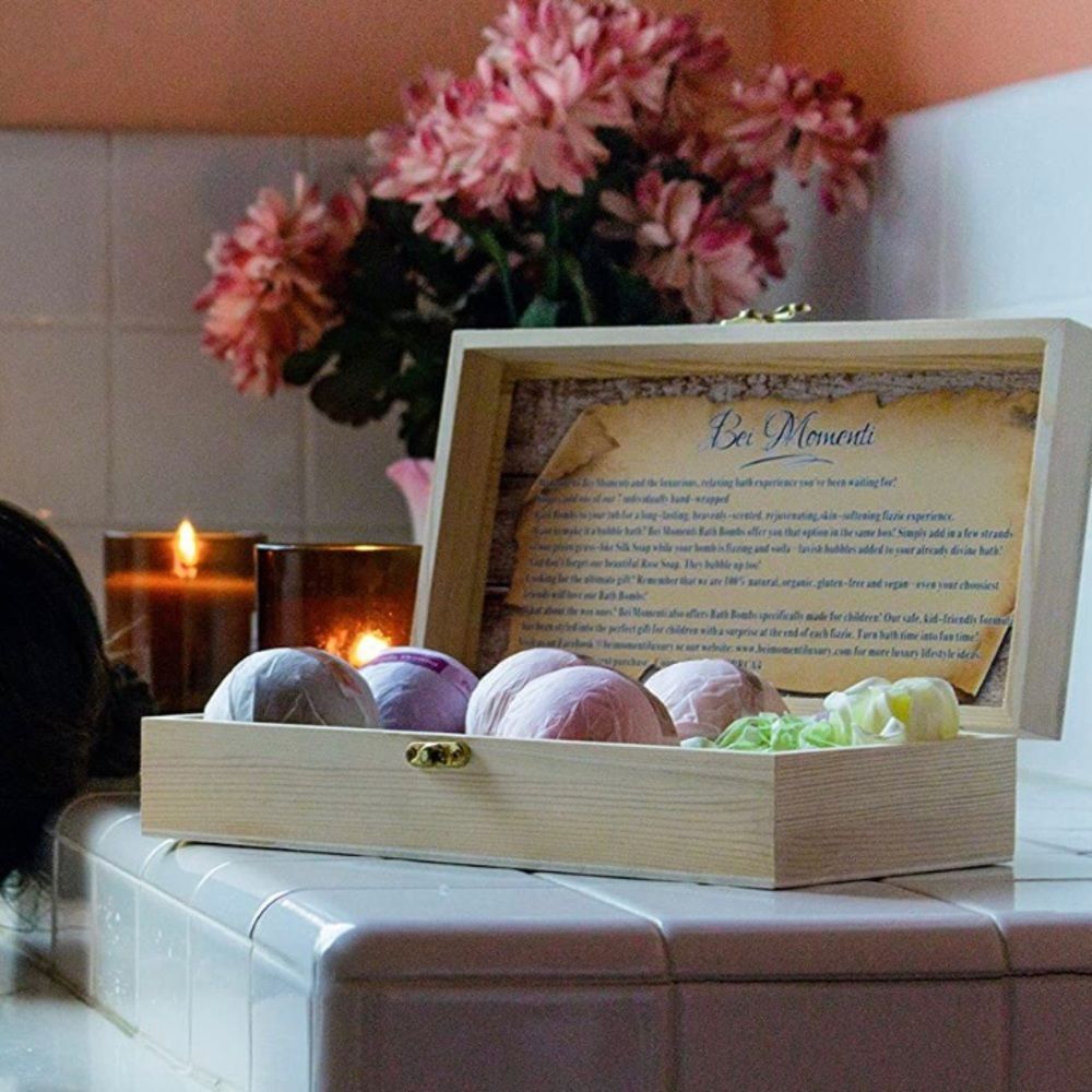 Bei Momenti 5 Piece Bath Bomb Gift Set